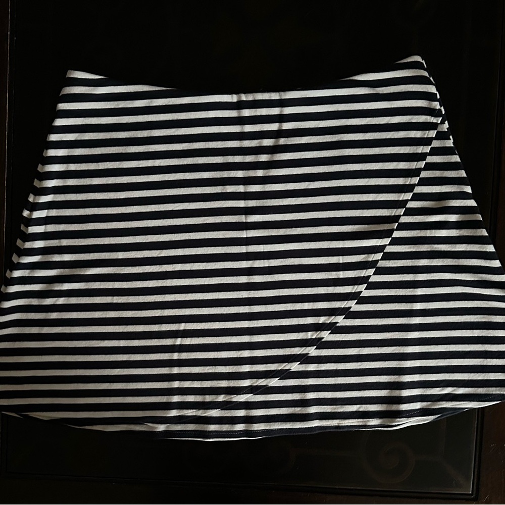 LOFT Striped Skirt, Size LG